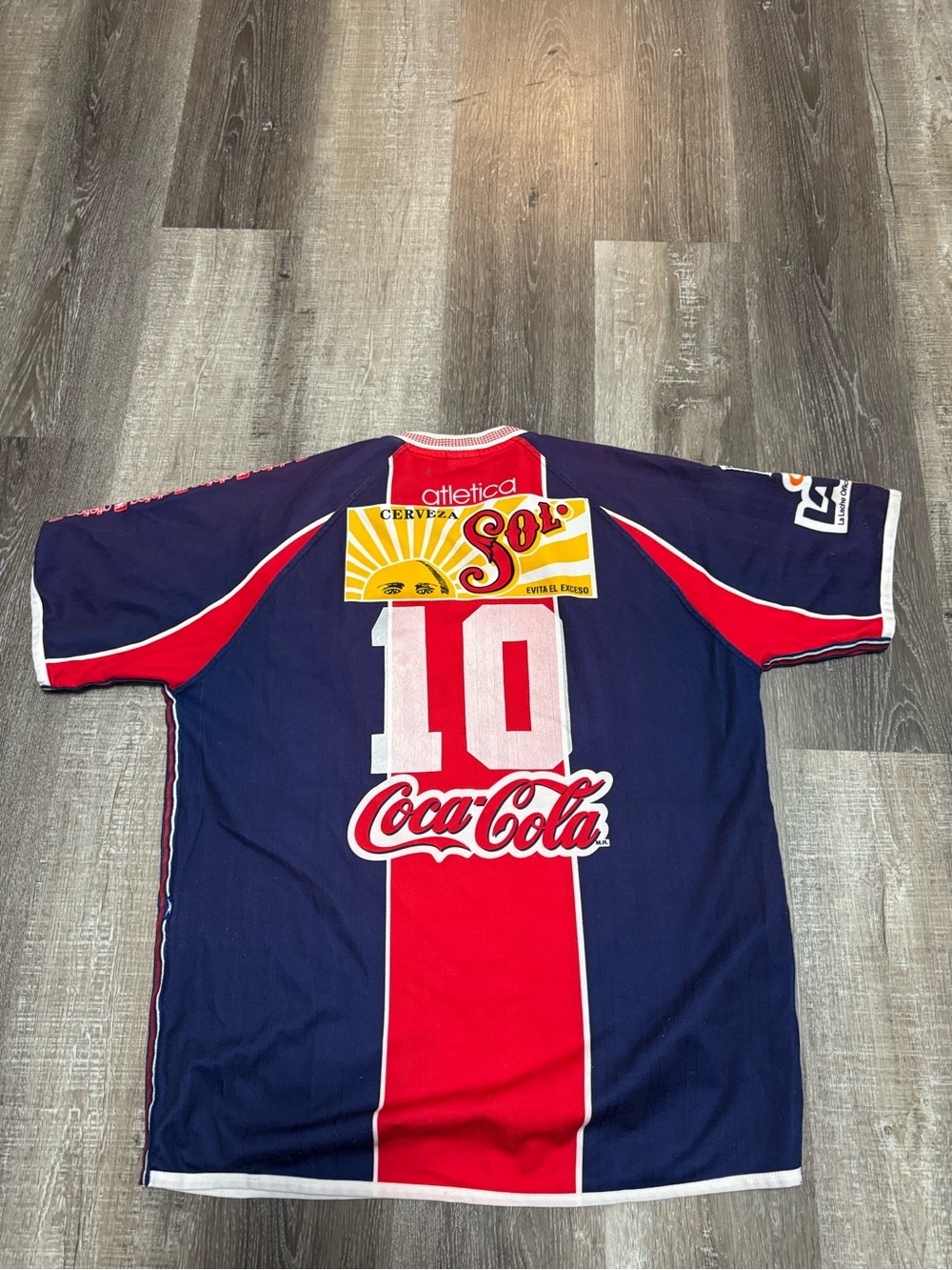 Chivas Tolteca Vintage Soccer Jersey - Navy & Red - Picture 4 of 5